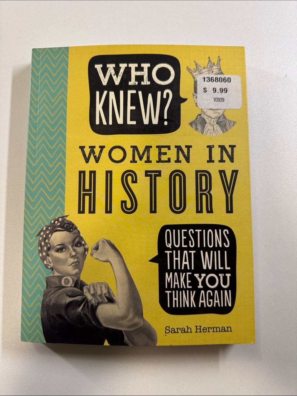 Who Knew? Women in History by Sarah Herman - Yellow & Teal Paperback